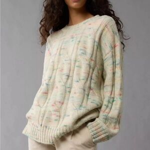 American Eagle Outfitters Woah So Soft Cableknit Sweater